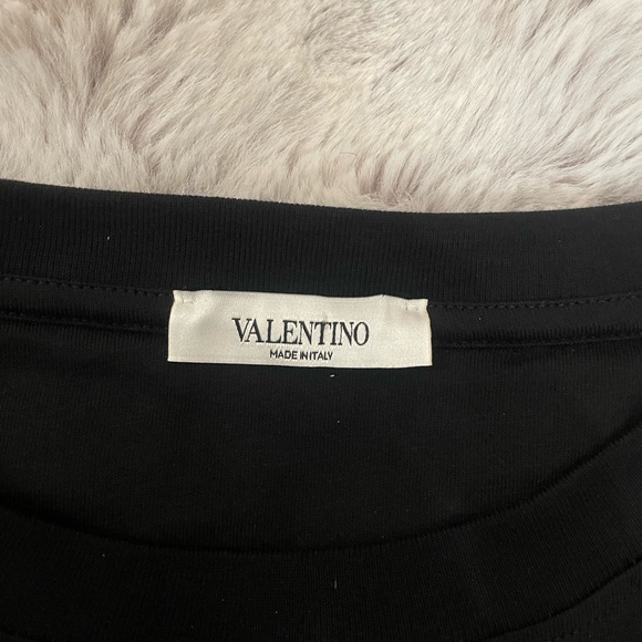 VALENTINO MENS COTTON T-SHIRT WITH VLTN TAG SZ L - Picture 9 of 11